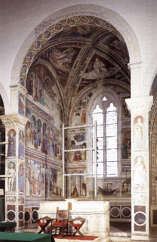 GOZZOLI, Benozzo View of the apsidal chapel fh china oil painting image